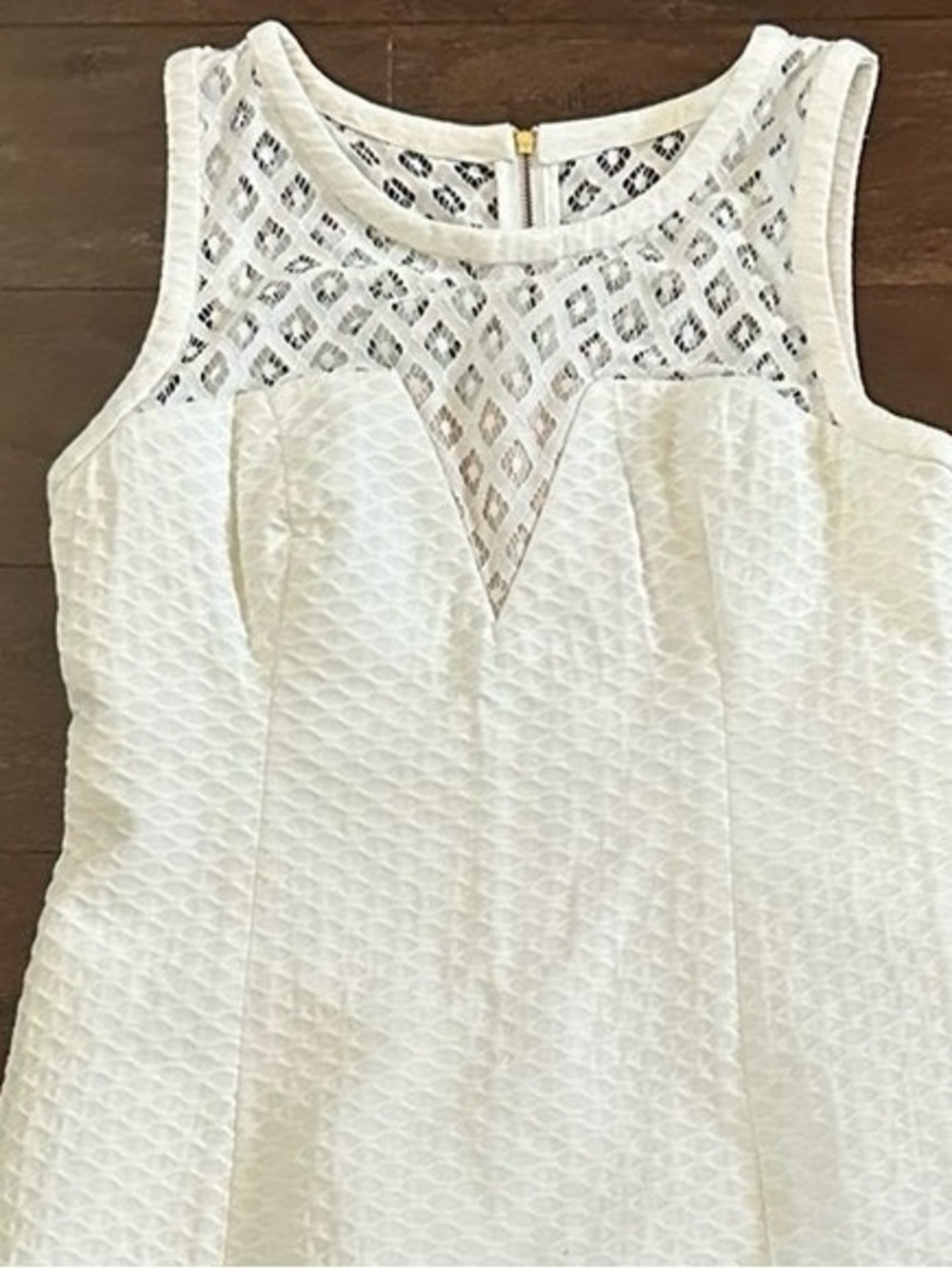 Lilly Pulitzer White Vandalia Shift Dress Size 4-NWOT - Picture 10 of 11